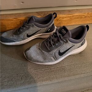Nike Gray and Black Athletic Shoes